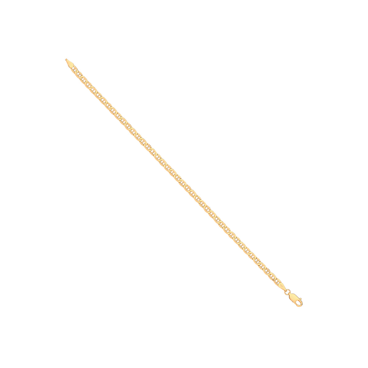 14ct Y/G Flat Anchor 3.5mm Chain