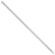 9ct White Gold 1.00ctw Gents Bracelet