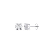 18ct White Gold 1.00ctw Solitaire LAB GROWN Diamond Earrings IGI Certified