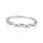Timeless Rubover set CZs Ladies J-Jaz Bangle