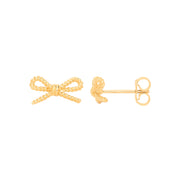 Y/G Bow Stud Earrings