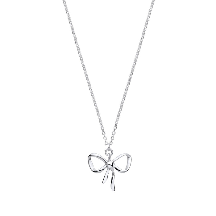 Silver Bow Pendant Chain/Ladies Bracelet
