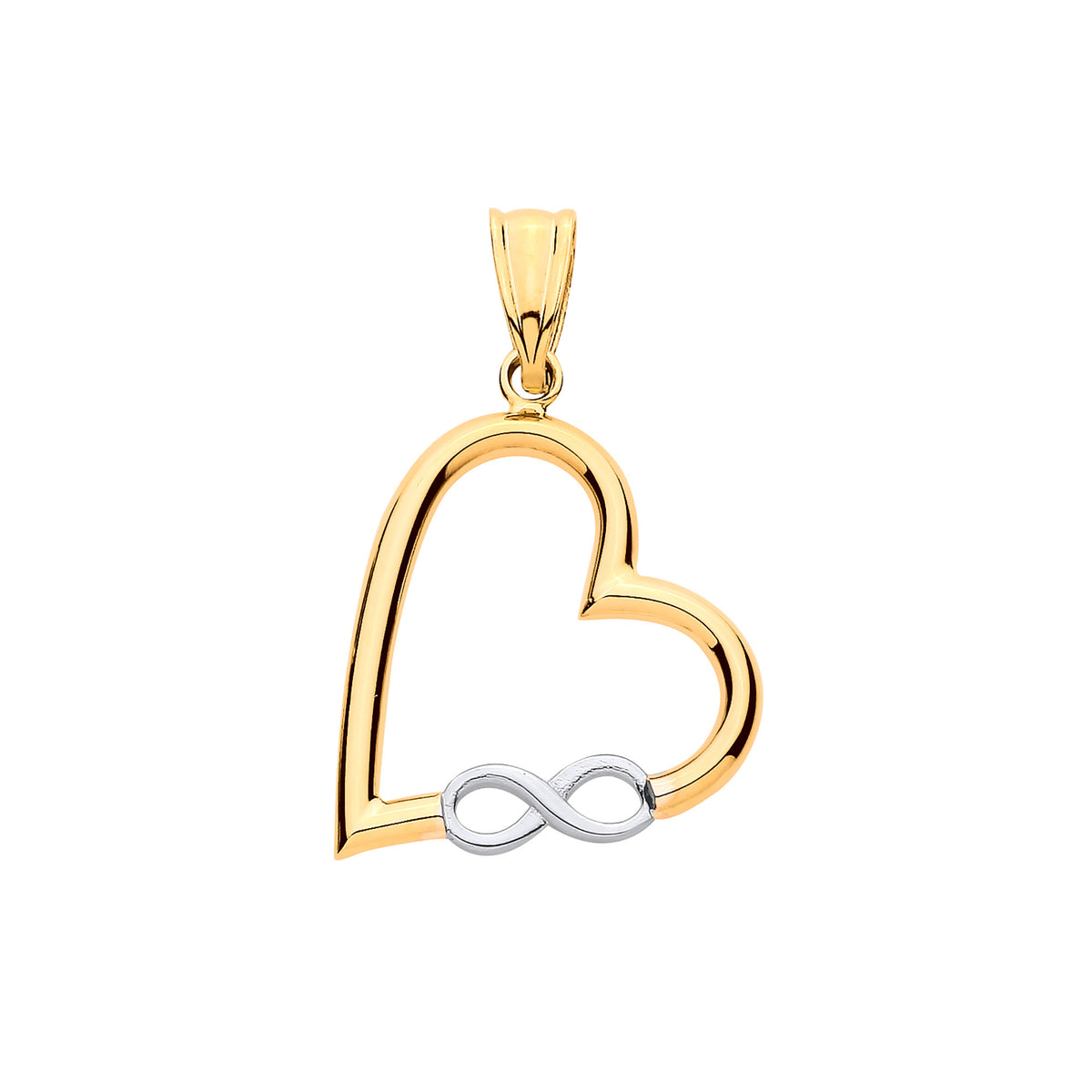 Y/G Infinity Heart Pendant