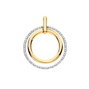 9ct Yellow Gold 0.10ctw Circle of Life Pendant