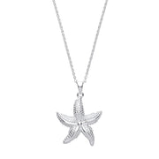 Starfish Silver Necklace