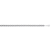 Silver Hollow 8mm Bead Chain/Bracelet