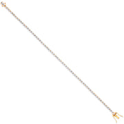 18ct Yellow Gold 1.00ctw Diamond Tennis Bracelet
