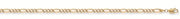 Yellow Gold Rhodium Plated Figaro Anklet TGC-AC0032