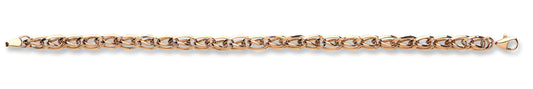 Yellow Gold Hollow Interlink Bracelet TGC-BR0592