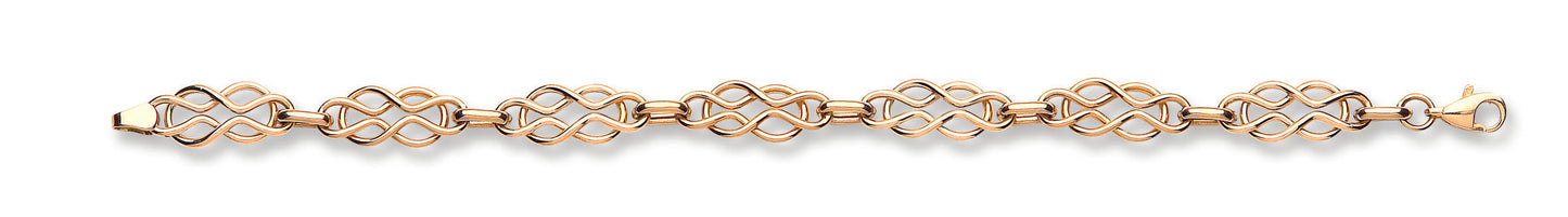 Yellow Gold Hollow Celtic Bracelet TGC-BR0594