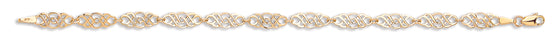 Yellow Gold Celtic Link Ladies Bracelet TGC-BR0613