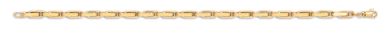 Yellow Gold Belcher Box Ladies Bracelet TGC-BR0614