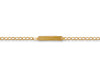 Yellow Gold Baby Curb ID Bracelet TGC-BR0010-BB