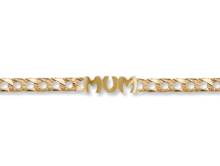 Yellow Gold Casted Mum Bracelet TGC-BR0335