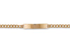 Yellow Gold Curb ID Bracelet TGC-BR0039