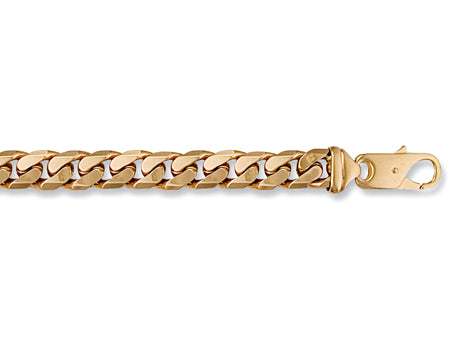 Yellow Gold Tight Link Curb Bracelets TGC-BR0050