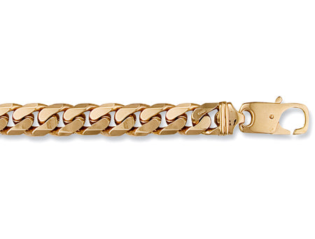 Yellow Gold Tight Link Curb Bracelets TGC-BR0051