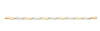 White & Yellow Gold Greek Key Bracelet TGC-BR0568