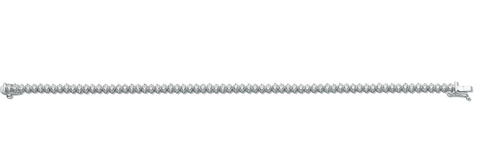 White Gold Cz Tennis Bracelet TGC-BR0571