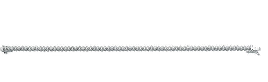 White Gold Cz Tennis Bracelet TGC-BR0571