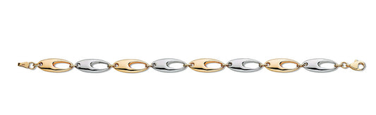 White & Yellow Gold Fancy Bracelet TGC-BR0576