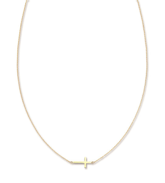 Yellow Gold Cross Chain TGC-CN0529