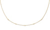 Yellow Gold Diamond by the Yard Chain with Cz TGC-CN0531