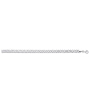 White Gold Flat Byzantine Chain TGC-CN0534