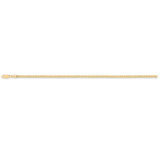 Yellow Gold Hollow Sq D/C Belcher Chain TGC-CN0542-LB