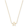 Yellow Gold Rolo Chain with Star Adjustable from 18" to 16"/14" TGC-CN0549
