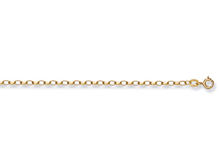 Yellow Gold Open Diamond Cut Belcher Chain TGC-CN0100-LB