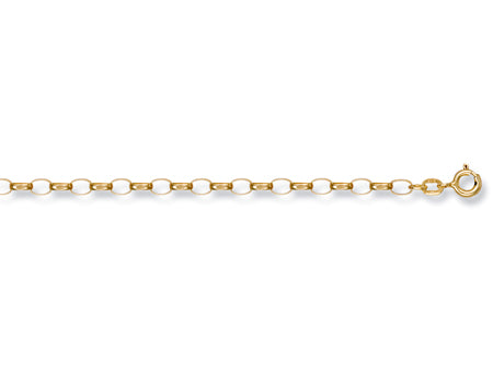 Yellow Gold Open Diamond Cut Belcher Chain TGC-CN0101