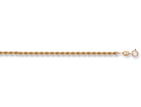 Yellow Gold Hollow Rope Chain TGC-CN0136-LB