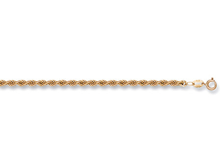 Yellow Gold Hollow Rope Chain TGC-CN0137-LB