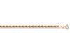 Yellow Gold Hollow Rope Chain TGC-CN0137