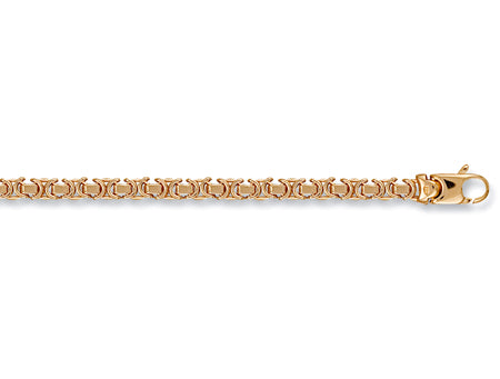 Yellow Gold Flat Byzantine Chain TGC-CN0150-LB