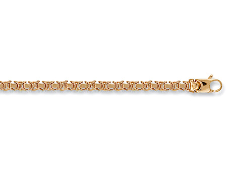 Yellow Gold Flat Byzantine Chain TGC-CN0150