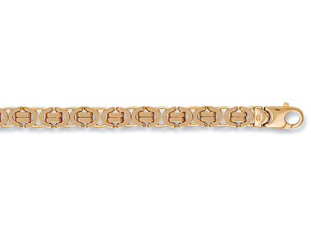 Yellow Gold Flat Byzantine Chain TGC-CN0152