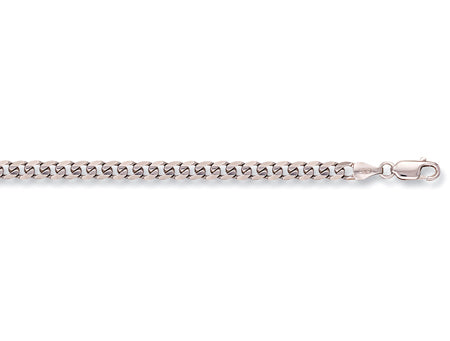 White Gold Curb Chain TGC-CN0315-LB