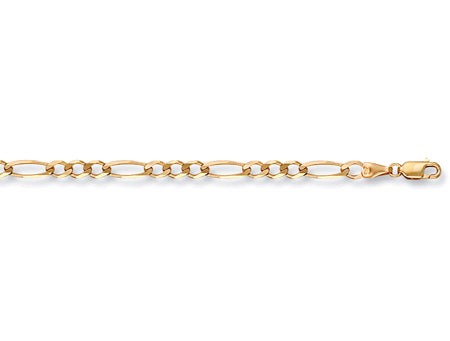 Yellow Gold Economy Figaro Chain TGC-CN0035-BB