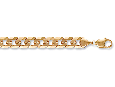 Yellow Gold Flat Curb Chain TGC-CN0354-GB