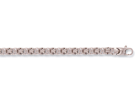 White Gold Flat Byzantine Chain TGC-CN0375-GB