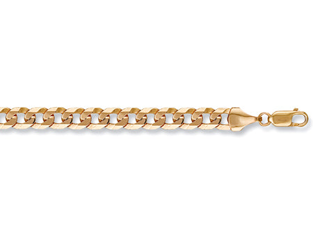 Yellow Gold Flat Curb Chain TGC-CN0381-GB