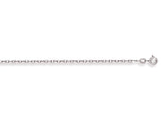 White Gold Diamond Cut Belcher Chain TGC-CN0416
