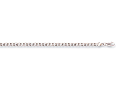 White Gold Curb Chain TGC-CN0426-LB