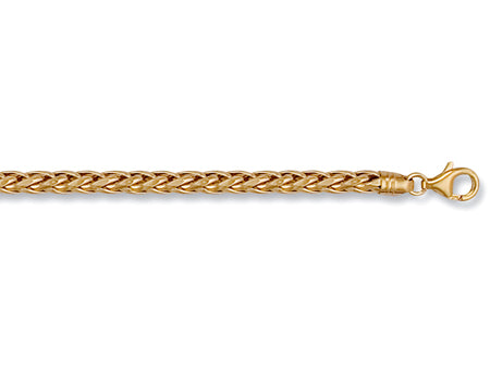 Yellow Gold Hollow Fancy Spiga Chain TGC-CN0458-LB