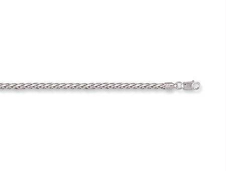 White Gold Fancy Spiga Chain TGC-CN0469-LB