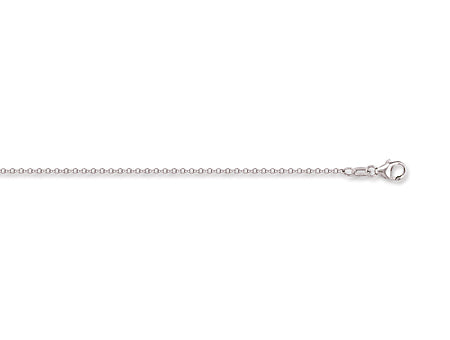 18ct White Gold D/C Belcher Chain TGC-CN0476