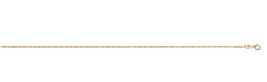 Yellow Gold Diamond Cut Trace Chain TGC-CN0502