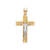 Yellow & White Gold Crucifix TGC-CX0209